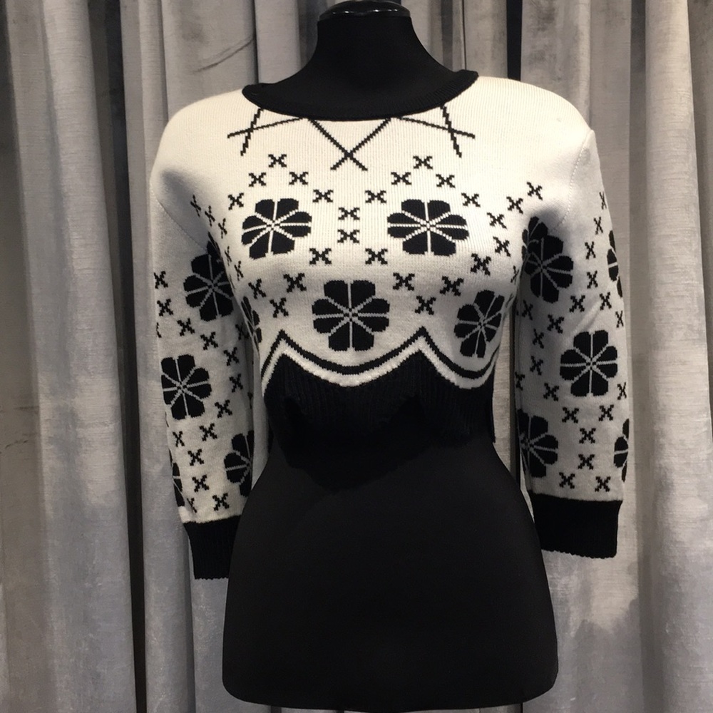 Christian Dior Crop Top Sweater